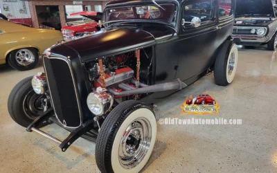 1932 Ford All Steel Sedan in Black for Sale
