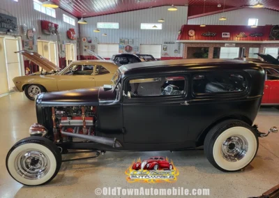 1932 Ford All Steel Sedan in Black - exterior shot