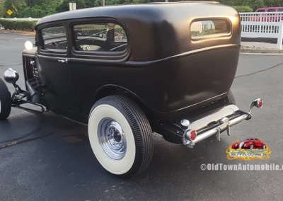 1932 Ford All Steel Sedan in Black - exterior shot