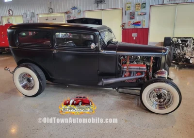 1932 Ford All Steel Sedan in Black - exterior shot