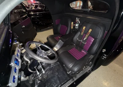 1940 Willys Coupe in Purple interior