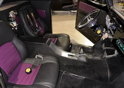 1940 Willys Coupe in Purple interior