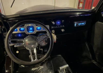 1940 Willys Coupe in Purple interior