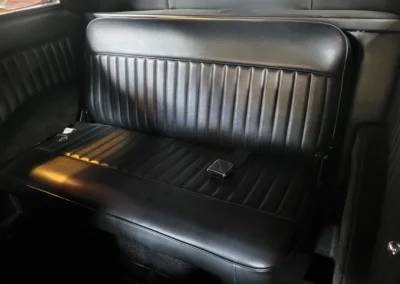 1932 Ford All Steel Sedan in Black - interior