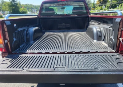 2201 Chevrolet Z71 Short bed truck in dark carmine red - truck bed