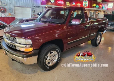 2201 Chevrolet Z71 Short bed truck in dark carmine red - exterior