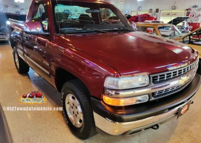 2201 Chevrolet Z71 Short bed truck in dark carmine red - exterior