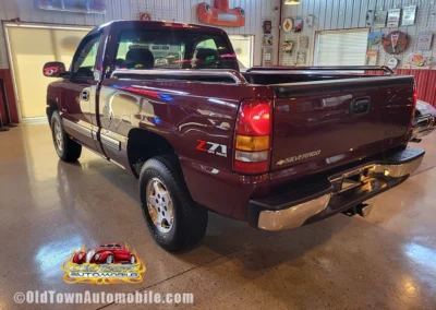 2201 Chevrolet Z71 Short bed truck in dark carmine red - exterior