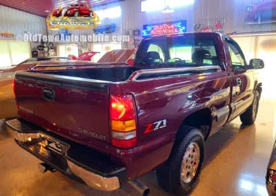 2201 Chevrolet Z71 Short bed truck in dark carmine red - exterior