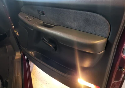 2201 Chevrolet Z71 Short bed truck in dark carmine red - interior