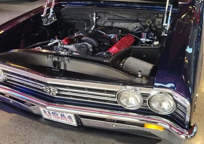 1967 Chevelle SS Restomod in Deepwater Blue - exterior