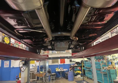 1967 Chevelle SS Restomod in Deepwater Blue - underneath