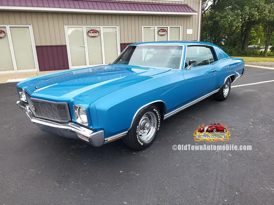 1971 Monte Carlo in blue - exterior