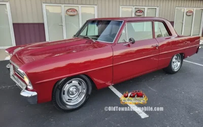 1966 Chevrolet Nova Chevy II in Cranberry Red Metallic for Sale