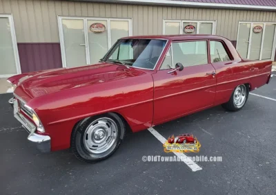 1966 Chevy II (Nova) in Cranberry Red at Old Town Automobile in Southern Maryland